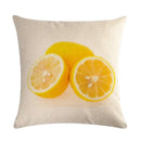 Axyaa Pineapple Orange Fruit Plant Linen Pillowcase 45*45cm