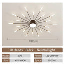 Axyaa LED Ceiling Lamp: Modern Nordic Style for Living Room, Dining, Bedroom Lighting