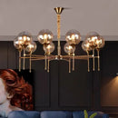 Axyaa LED Chandelier: Modern Minimalist Magic Bean Decor Light for Living Room, Bedroom, Restaurant