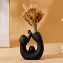Ceramic Vase Sculpture for Axyaa Living Room Decor