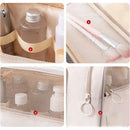 Axyaa Travel Cosmetic Bag: Waterproof Toiletry Washbag with Hanging Hook, Large Capacity.