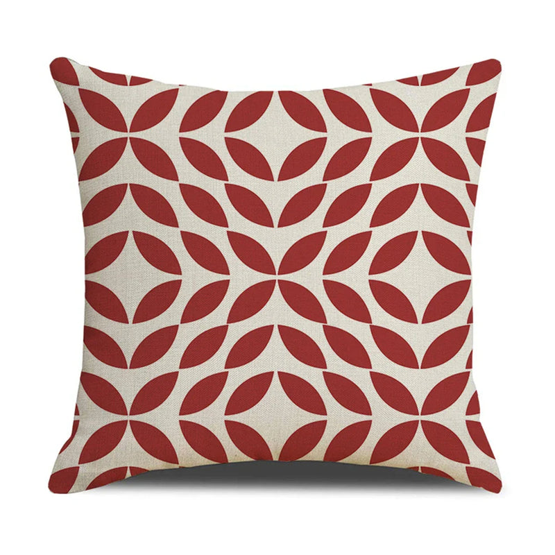 Axyaa Geometric Stripe Cushion Cover - Home & Car Pillow Decor