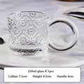 Axyaa Ins Style Big Ears Cup, Round Niche Glasses, Sunflower Coffee Mug