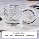 Axyaa Ins Style Big Ears Cup, Round Niche Glasses, Sunflower Coffee Mug