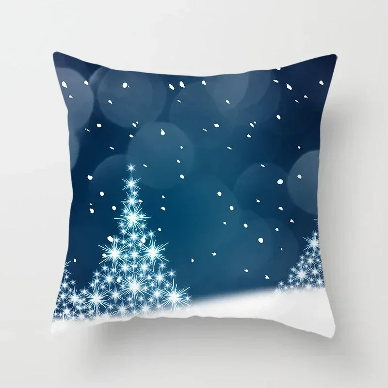 Axyaa Christmas Tree Throw Pillow Cover - Festive Home Decor