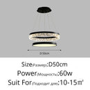 Axyaa Modern LED Living Room Pendant Light - Elegant Dining Room Fixture