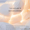 Axyaa White Goose Down Quilt | Twisted Flower | All Cotton | Spring Autumn Quilt