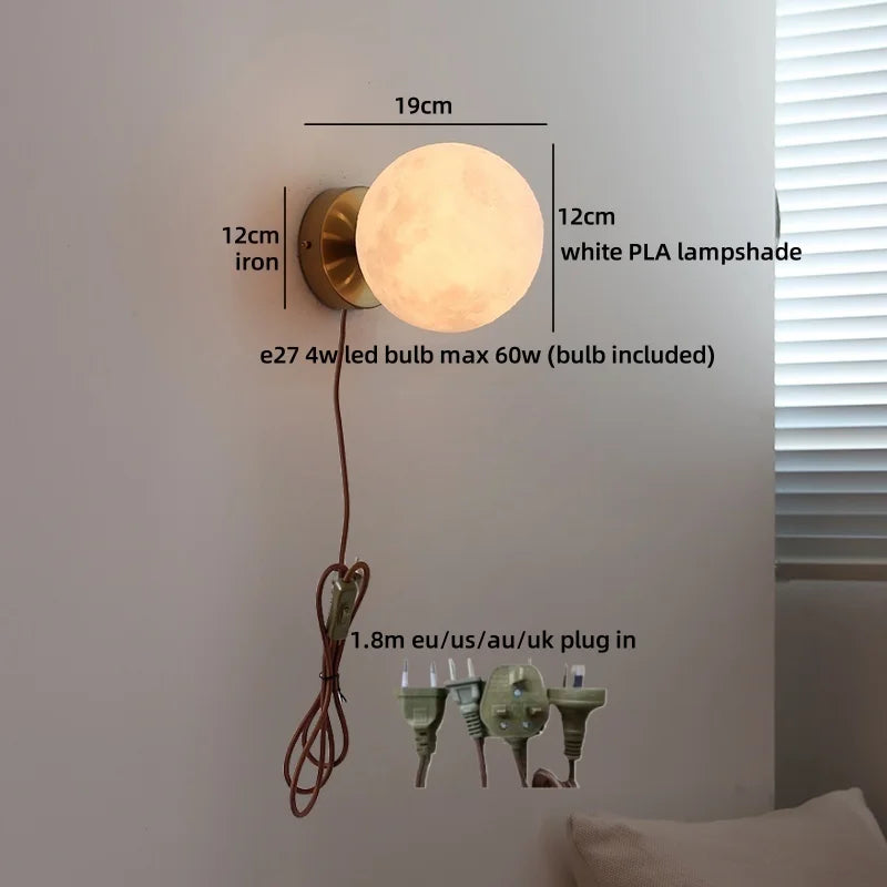 Axyaa Nordic LED Wall Lamp: Modern Kids Room Decor & Stair Light