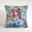 Axyaa Square Cushion Cover - Genshin Impact Pillowcase for Sofa Décor & Gifts