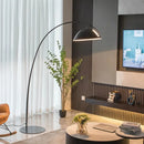 Axyaa Nordic Minimalist Floor Lamp LED Light Luxury for Living Room Bedroom
