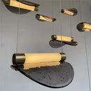 Axyaa Nordic Glass Hanging Wire Lamp for Stylish Decor