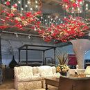 Axyaa Luxury LED Chandelier: Staircase & Lobby Lighting Fixture