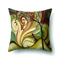 Axyaa Retro Floral Pillow Case 45x45cm