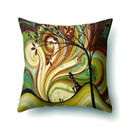 Axyaa Retro Floral Pillow Case 45x45cm