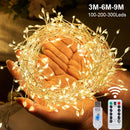 Axyaa USB Power LED Firecracker String Lights with Remote Control