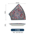 Axyaa Ceramic Vintage Hand-painted Plate Set