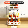 Axyaa Rotating Spice Rack Organizer for Kitchen Storage and Clean Organization