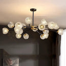 Axyaa Crystal Chandelier Pendant Light for Living Room and Bedroom