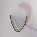 Axyaa Metal Marble Droplet Wall Lamp: Modern Italian Luxury for Bedroom, Staircase & Corridor