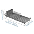 Axyaa Kitchen Dish Rack: Multifunctional Cup Chopsticks Drain Holder for Kitchen Organizers