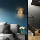 Axyaa Gold Metal Wall Sconce for Home Bedroom Lighting