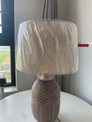 Axyaa Ceramic Pot Table Lamp | Japanese Style Simple Living Room Bedroom Bedside Lamp