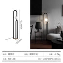 Axyaa Wooden Style LED Floor Lamp - Dark Wood Color