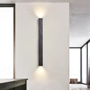 Axyaa Premium Black Stone LED Wall Lamp