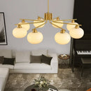 Axyaa Nordic Glass LED Pendant Lights for Home Decor and Interior Lighting