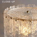 Axyaa Clear Glass Crystal Floor Lamp: Luxe Standing Light for Home Decor & Bedside