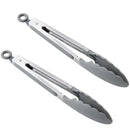 Axyaa Silicone Grilling Tong Stainless Steel BBQ Clip Clamp Kitchen Tools