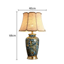 Axyaa Ceramic Desk Lamp: Luxury Classical Table Light for Bedroom, Living Room & Home Décor