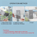 Axyaa Window Screen Repair Kit Tape: Strong Adhesive Fiberglass Cover for Tears & Holes