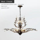 Axyaa Retro Crystal Candle Chandelier for Elegant Home Lighting