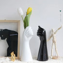 Axyaa Delicate Resin Ceramic Arm Vase Insert Home Decoration