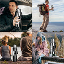 Axyaa Stainless Steel Thermos Bottle: Keep Cold/Hot, Insulated, Outdoor, 1000ML