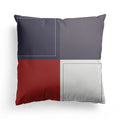 Axyaa European Beige Flag Pillow Cover - 45x45, British Style, Mediterranean Influence