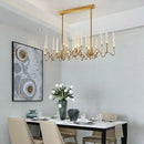 Axyaa LED Crystal Chandelier: Modern Luxury Tree Branch Design for Home Decor