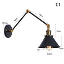 Axyaa Adjustable Long Arm Wall Sconce Reading Lights
