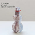 Axyaa Gradient Glass Vase for Stylish Home Decor & Flower Arrangement