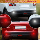 Axyaa LED Rear Bumper Reflector Lights for Nissan Qashqai X-Trail, Toyota Corolla 2008-2010