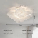 Axyaa Nordic Flower Petal Acrylic LED Ceiling Chandelier - Art Decor Indoor Lighting