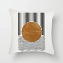Axyaa Abstract Pattern Cushion Cover - 45*45cm Polyester Pillowcase