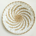 Axyaa Moroccan Style Rattan Grass Weaving Wall Decoration for Home Livingroom Bedroom