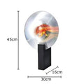 Axyaa Reflecting Prism Vase with Artificial Flowers for Room Decor