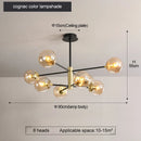 Axyaa Modern minimalist Nordic chandelier for living room, restaurant, and bedroom lighting