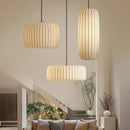 Nordic Cloth Pendant Chandelier for Dining Living Bedroom - Axyaa Art Decor Lighting