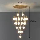Axyaa Nordic Chandeliers Dining Room Pendant Lights Ceiling Hanging Lamps Indoor Lighting