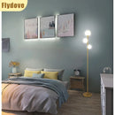 Axyaa Modern Vertical Floor Lamp with Frosted Glass Lampshade