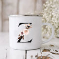 Enamel Creative Coffee Cups Vintage Design by Axyaa